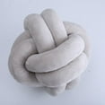 thumbnail image 2 of Decorative Knot Ball Pillow Cushion Soft Plush Toy Throw Pillow for Car Sofa Girlfriends Playing, 2 of 8