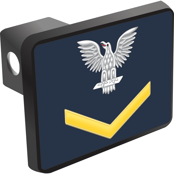 U.S. Navy Petty Officer 3rd Class Gold E-4 Hitch Cover