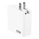 thumbnail image 2 of Estación de carga USB de 3 puertos PD rápida de 65 W USB C USB A para teléfonos portátiles 100-240 V, 2 of 15