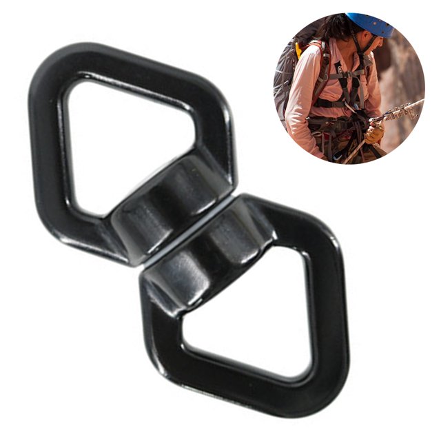 Micro rotador dispositivo giratorio de seguridad accesorio colgante para escalada en roca, hamaca colgante, columpio de árbol web, danza aérea, columpio para niños
