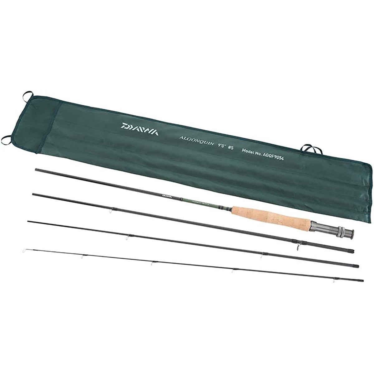 4 Pieces 5/6 Carbon Fly Fishing Rod Medium Fast Action Light Feel  9FT 2.7M 