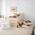 thumbnail image 6 of Homewish Pet Dachshund Lover 7 Pieces Bedding Comforter Set,Merry Christmas Full Bedding Set,Chic Xmas Tree Fitted Sheet Flat Sheet For Girls Boys,Breathable Bedroom Decor Reversible, 6 of 8