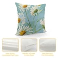 thumbnail image 4 of Pratyus Daisies Flowers Aestheticism Square Pillow Cover Case for Cushions Sofa Bed Outdoor Decoration 1PC 12x12in, 4 of 5