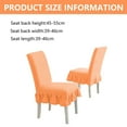 thumbnail image 2 of 2Pcs Chair Covers for Dining Room Chair Covers With Skirt Dining Chair Covers Stretch Kitchen Chair Covers, 2 of 5