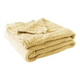 thumbnail image 2 of Ciozy Cotton Muslin Blanket, Light Yellow Soft Breathable Throw Blanket for Couch Bed Sofa, Lightweight Pre-Washed Blanket for Adults Kids All Seasons, 59.06" x 78.74", 1, 2 of 9