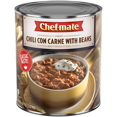 CHEF-MATE Chili Con Carne with Beans 6.68 lb. Can