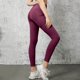 thumbnail image 5 of Pantalones de yoga de mujer con bolsillos laterales de malla y cintura alta - Elevación de glúteos color melocotón, tejido elástico - Leggings ajustados para deporte/fitness, 5 of 5