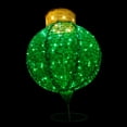 thumbnail image 5 of Northlight LED Lighted Twinkling Commercial Outdoor Tinsel Onion Christmas Ornament - 36" - Green, 5 of 8