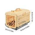 thumbnail image 3 of Foldable Large Soft Sided Pet Carrier for Travel and Airline, Portable Dog Cat Crate with Car Safety Strap Loops, Airline Approved Kennel with Carry Handles for Easy Transport, 3 of 5