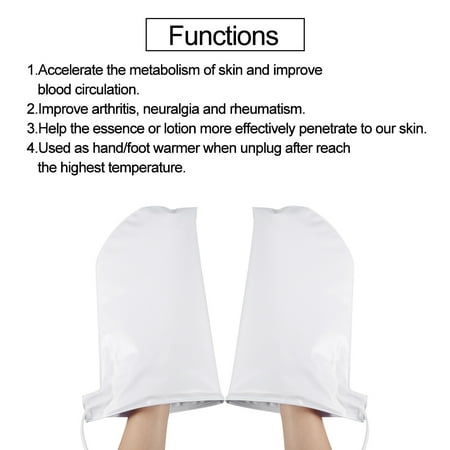 - TOPINCN Therapeutic Heated Mitts for Paraffin Wax Therapy Manicure SPA Treatment Hand Care Mittens