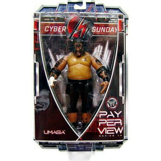 WWE Wrestling Pay Per View Series 14 Cyber Sunday Umaga Action 