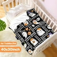 thumbnail image 2 of Personlized Ghosts Halloween Blanket Gifts for Girls Women Kids Fleece Lightweight Throws Blanket Spooky for Boys Soft Flannel Blankets Decorations-50 x60, 2 of 6
