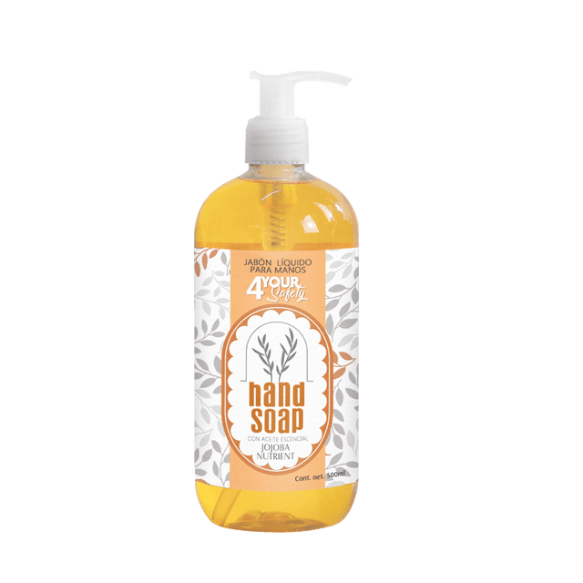 Jabon liquido para Manos 500 ml Jojoba Nutrient. Paquete con 6 pzas. 500 ml 4 Your Safety gel