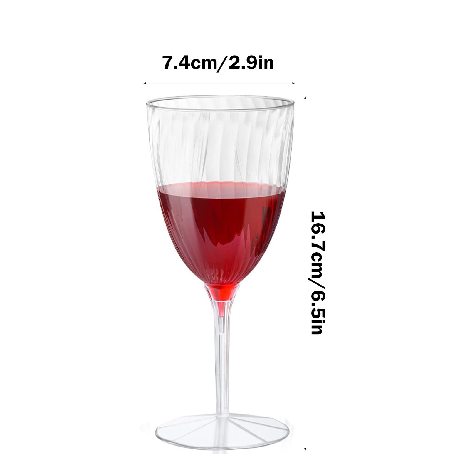 Clear Plastic Champagne Glasses 8 Pack, Hard Disposable Plastic Champagne Flute Ideal for Home Daily Life Party Wedding Toasting Drinking Champagne