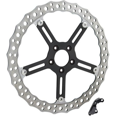Arlen Ness - Arlen Ness 02-994 Big Brake Jagged Floating Rotor Kit - Left Side