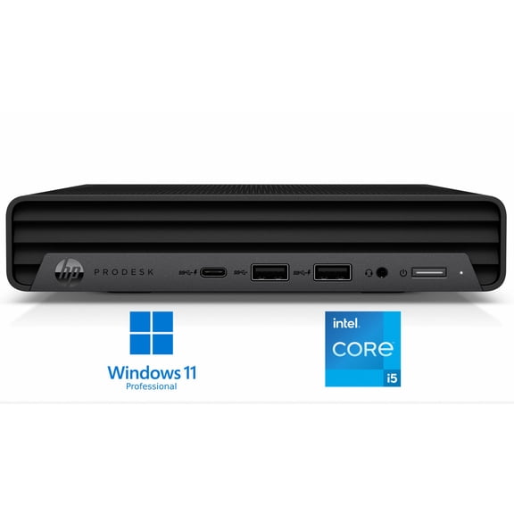 Restored HP ProDesk 600 G6 Mini PC | Intel Core i5-10500T | 32GB RAM | 1TB NVMe | Built in Wi-Fi BT | Windows 11 Pro | Mini Desktop Computer (Refurbished)