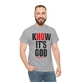 thumbnail image 5 of DJH Apparel | Know It's God Christian Inspirational Unisex T-shirt, 5 of 7