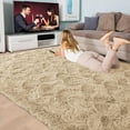 thumbnail image 6 of IR Imperial Rooms Shaggy Rug 3x5ft for Hallway, Ultra Soft Modern Area Shag Floor Carpet Beige, 6 of 10