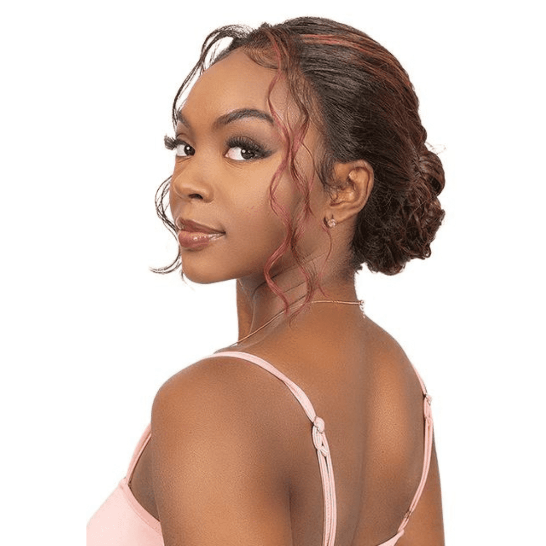 Janet Collection Melt 13x6 HD Human Hair Blend Lace Frontal Wig - Hita
