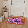 thumbnail image 4 of GENIMO 2'x7' Runner Rug, Washable Non Slip Soft Tiger Print Hallway Runner for Kitchen Entryway Laundry Room, Papaya Pink, 4 of 6
