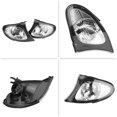 thumbnail image 1 of Corner Light Cover, Easy Installation Turn Signal Light Cover  Replacement For E46 3-Series 4DR 2002-2005 For Car Accessories, 1 of 8