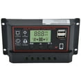 thumbnail image 2 of Dual USB Solar  Controller, PWM 12/24V Battery Panel Equipment, ABS Material, for Home, Industry, 2 of 7