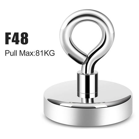 

1PC Super Strong Neodymium Magnet Pot Fishing Salvage Magnets Neodymium Round Strong Magnetic Hook Sea Fishing Magnet Searcher