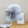 thumbnail image 2 of YooGuoGuo Fedora Hats for Women Wide Brim Felt Lady Felt Hat Warm, 2 of 7