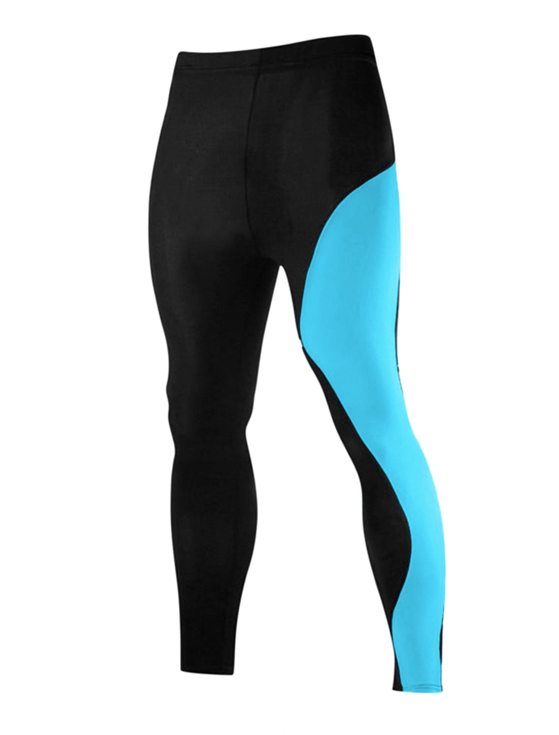 Men Compression Lightweight Athletic Sport Training Tights Turquoise M