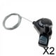 thumbnail image 1 of 2x Palancas de Cambio de Bicicleta de 7 Velocidades, Modificación de Ciclo, Palanca de Cambios de Pulgar para Bicicleta, Palanca de Freno para Bicicle 2 piezas, 1 of 8