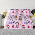 thumbnail image 3 of Throw Blanket for Couch, Christmas horse Super Soft Fuzzy Comfy Warm Throw Blanket, Cuteness Lightweight Cozy Plush Flannel Blanket & Throws for Sofa and Bed All Season, 3 of 5