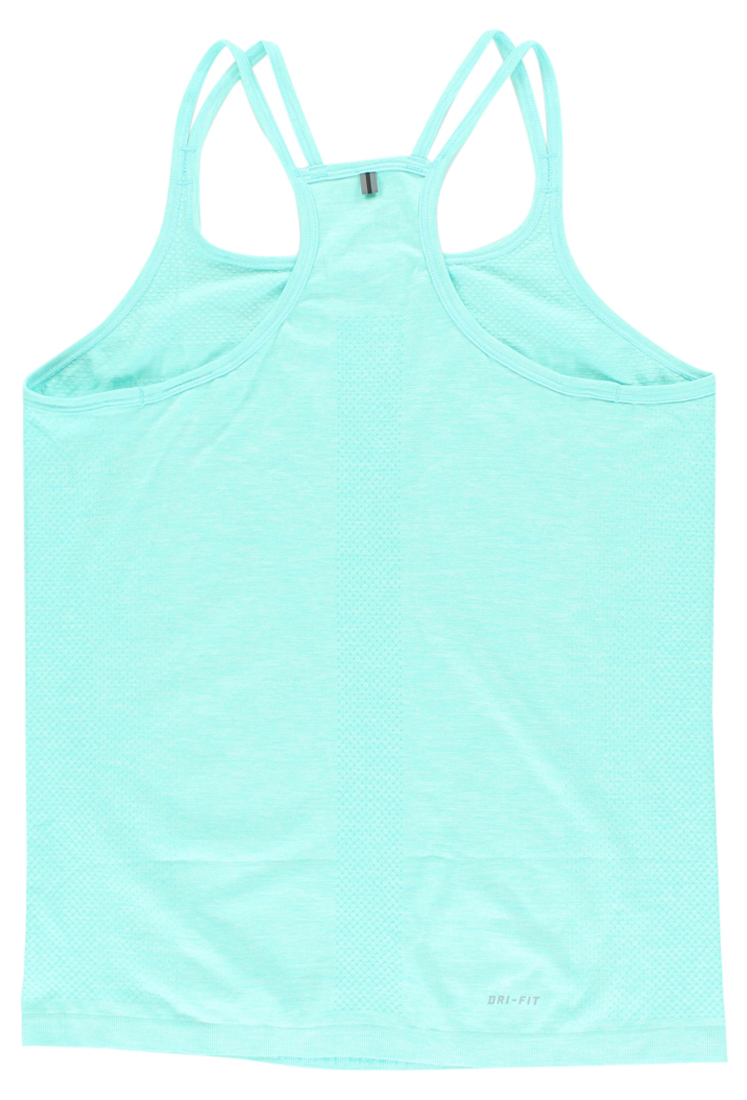 Nike Women's Dri Fit Knit Tank Top Aqua Blue Xl, Color: Aqua Blue - image 2 of 2