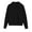 Black, variant on Women's Half Zip Hoodie Long Sleeve Wide Corner Collar Top Comfortable Casual Pullover Sweatshirt Soft Breathable Stylish Loungewear