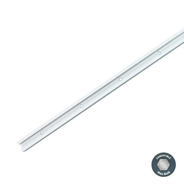 POWERTEC 71374 Aluminum TTrack 18 Inch Heavy Duty Specialized T Slot