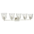 thumbnail image 4 of 1101-5V-BN-Z-Lite-Analia - 5 Light Bath Vanity In Modern Style-9.25 Inches Tall and 45.75 Inches Wide-Brushed Nickel Finish, 4 of 7