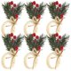 thumbnail image 3 of ColoMX 6pcs soporte para servilleta de servilleta dorsora de Navidad Servietting Supportor de hebilla Decoración de la mesa del banquete, 3 of 8