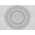 thumbnail image 1 of Ahgly Company Machine Washable Indoor Rectangle Transitional Platinum Gray Area Rugs, 3' x 5', 1 of 1