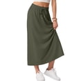 thumbnail image 3 of Cueply Long Skirts for Women Casual Summer 2026 Spring Flowy A Line Maxi Skirt with Pockets, 3 of 4