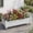 White-17.6"H, variant on Nihsuao 30in Large Raised Garden Bed with Wheels, Outdoor Elevated Planter with Weatherproof Resin, Effective Drainage for Backyard, Patio and Balcony, Gray