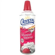 Crystal Creamery Real Cream Original Whipped Topping Aerosol Can 6.5 oz. (Refrigerated)