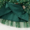 thumbnail image 5 of Gubotare Dresses for Girls Christmas Baby Girl Pageant Dress Sequins Princess Dress Toddler Birthday Embroidered Jacquard Dress up for Special Occasions Size 2T 3T(Green,2-3 Years), 5 of 9