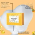 thumbnail image 5 of Kokovifyves Soap Turmeric Soap Tablets Cleansing Turmeric Soap Facial and Body Shower Soap Firming Pores and Removing Pigments 100g, 5 of 9