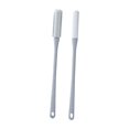 thumbnail image 2 of TOOYFUL 2 Pieces Soft Toe Crevice Cleaning Brush, Long Handle 40cm Soft Feet Cleaner Scrub, Silicone Foot Brush for Elderly Women Men Gray, 2 of 9
