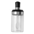 thumbnail image 2 of Botella de condimentos, tarro de miel transparente con cuchara para azúcar para especias para sal,Botella de condimento Contenedores de especias Tarro de miel Frascos de especias de vidrio Contenedor Higoodz Cocina, Decoración y Otros, 2 of 7