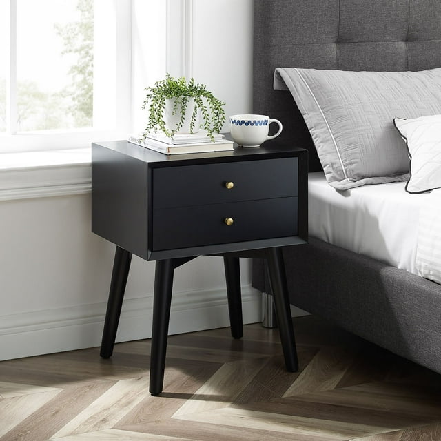 Crosley Furniture Landon Nightstand Side Table with Drawer