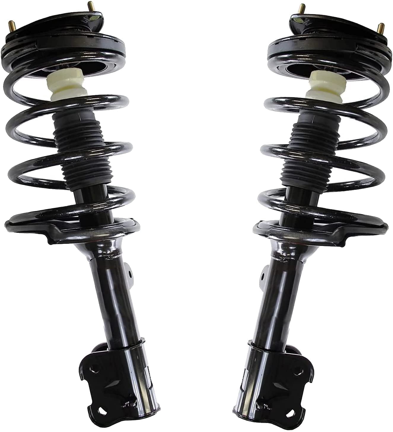 Detroit Axle - Struts Shocks for 2007 2008 2009 Hyundai Santa Fe Complete 2 Front Struts with Coil Spring 2 Rear Shock Absorbers Replacement