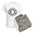 thumbnail image 5 of CafePress - Ireland Rugby Women's Light Pajamas - Women's Short Sleeve Print T-Shirt and Pants Light Cotton Pajama Set, 5 of 7