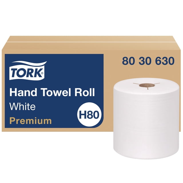 Toalla de mano Tork Roll White H80 Premium 6 rollos 8030630
