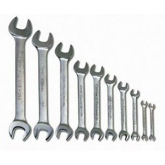 Williams MWS-31 10-Piece Double Head Open End Wrench Set