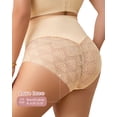 thumbnail image 2 of Tummy Control Panties for Women High Waisted Lace Shapewear Briefs Slimming Waist Shaper, 2 of 6